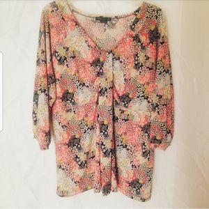 Susan Lawerance woman Peachy 3/4 sleeve Blouse